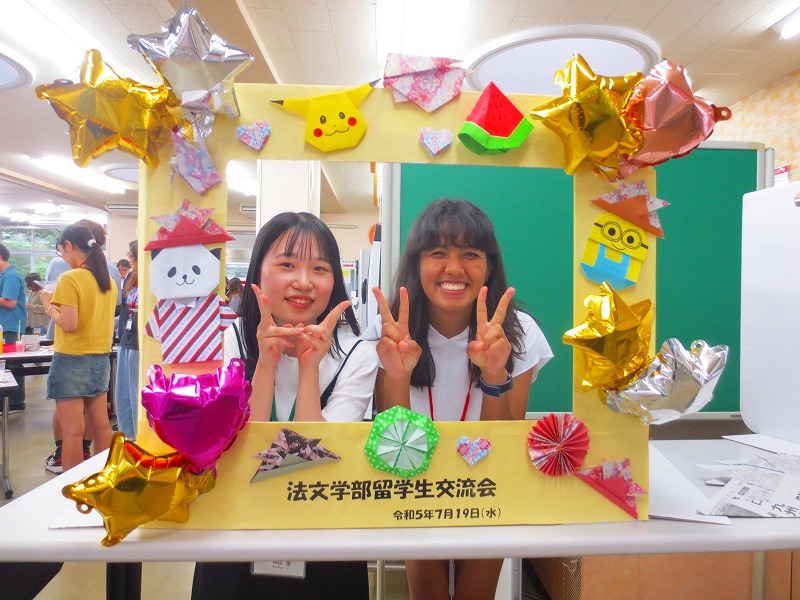 記念撮影ブースでの様子