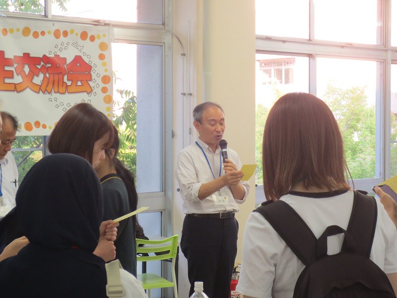 丸橋先生(2024.6.19留学生交流会)